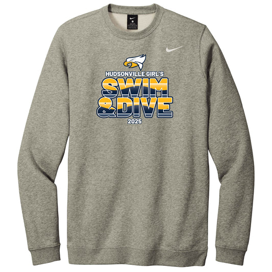 HPS Girls Swim & Dive Nike Unisex Crew Sweatshirt