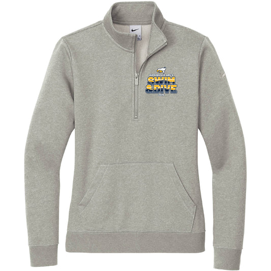 HPS Girls Swim & Dive Nike Women's Half-Zip Sweatshirt