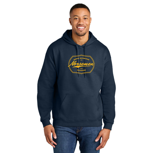 Vintage-style Norsemen Unisex Hooded Sweatshirt